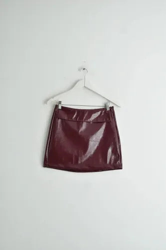 Mini Pollera De Charol