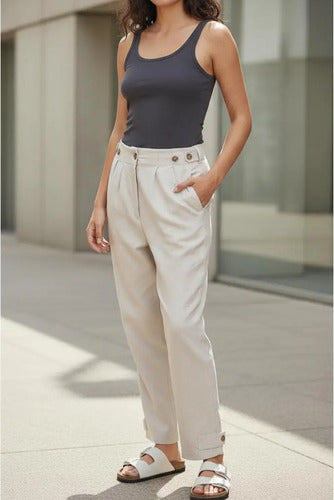 Pantalón De Lino