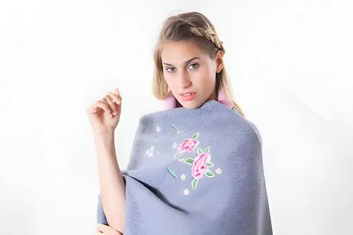 Ruana Poncho Capa  Mangas Tipo Puño Importada Bordada