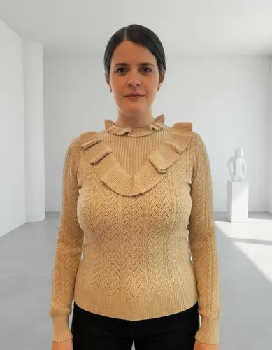 Sweater Importado Cod. 0026 Beige Liso Único