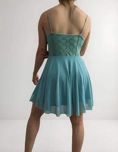 Vestido Corto Fiesta Encaje