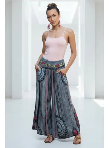 Pantalón Palazzo Extra Ancho