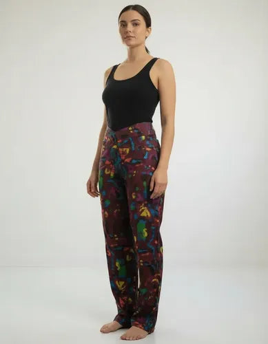 Pantalón Liviano Importado Estampado Colores