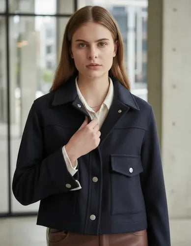 Chaqueta Campera Paño Corta