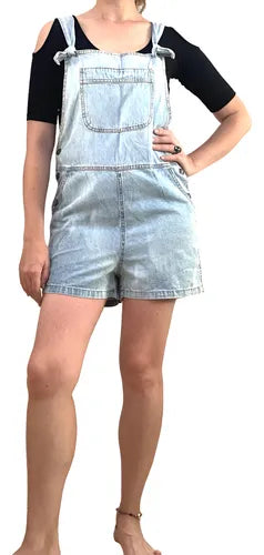 Enterito Mono Jean Corto Denim