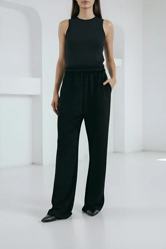 Camisa + Pantalón (conjunto) Chiffon Labrado Modelo Grande