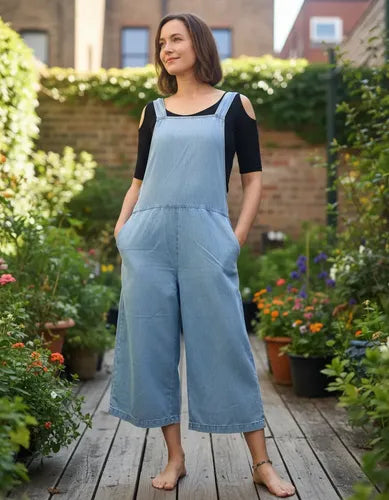 Jardinero Enterito Denim Jean Celeste Lisa M