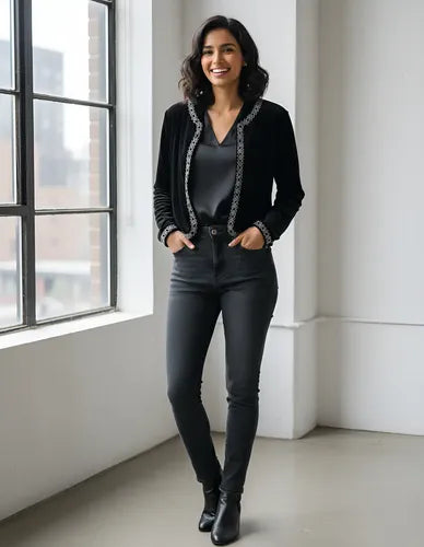 Saco Saquito Importado Chaqueta Velvet
