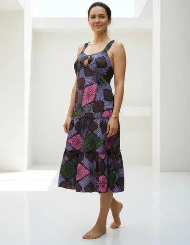 Solero Vestido Importado Estampado India Boho