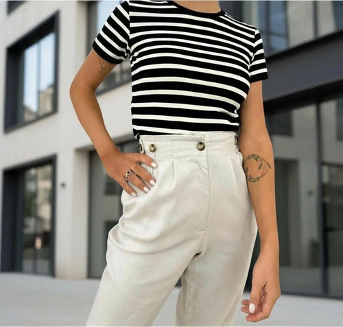 Pantalón De Lino