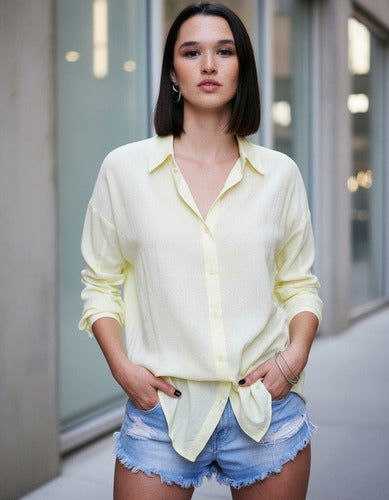 Camisa Camisola Oversize De Diseño Marca Vestite Y Andate