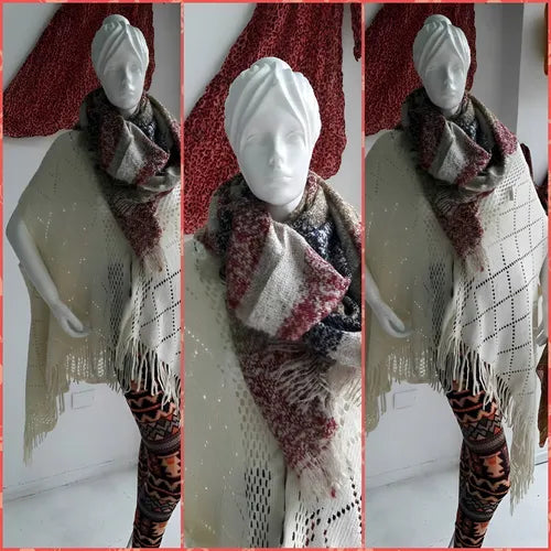 Poncho Ruana Tejidos Importados