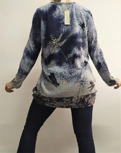 Sweater De Lanilla Con Estampa. Importados  Varios Modelos