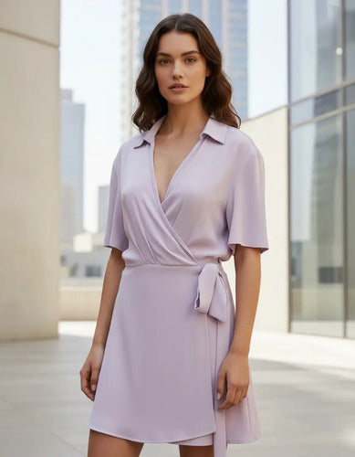 Vestido Portafolio Simil Lino