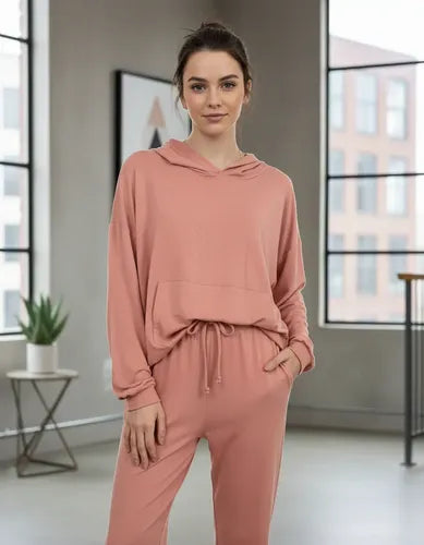 Buzo Básico  Rustico Canguro Amplio Oversize
