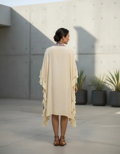 Kimono Saco Bordado Importado Grande Xxxl