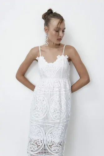 Vestido  Solero Importado Fiesta Broderie