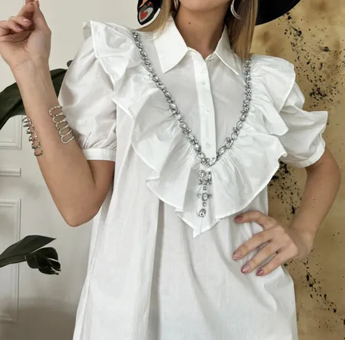 Blusa Manga Corta Princesa