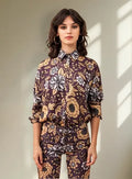Camisa Camisola Viscosa Con Seda Nueva 2da Selección