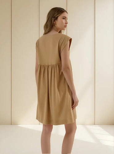 Vestido De Jersey Corto Escote En V