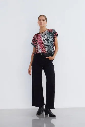 Jean Wide Leg Negro
