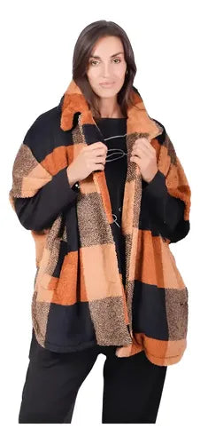 Poncho De Peluche Grande Plus Size