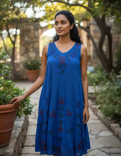 Vestido Solero India Hindú Talle Grande Nuevo 2da Selección