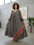 Vestido De India De Algodón Modelo Grande Hasta  Xxxl