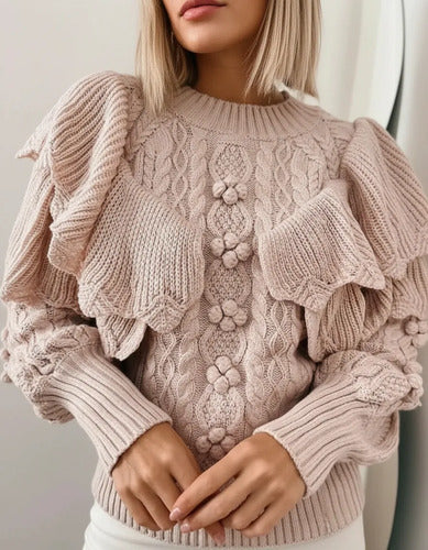Sweater Tejido Grueso Importado D0512
