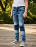 Jean Denim Chupín Importado Azul Liso 26