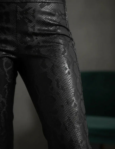 Pantalón Engomado De Reptil