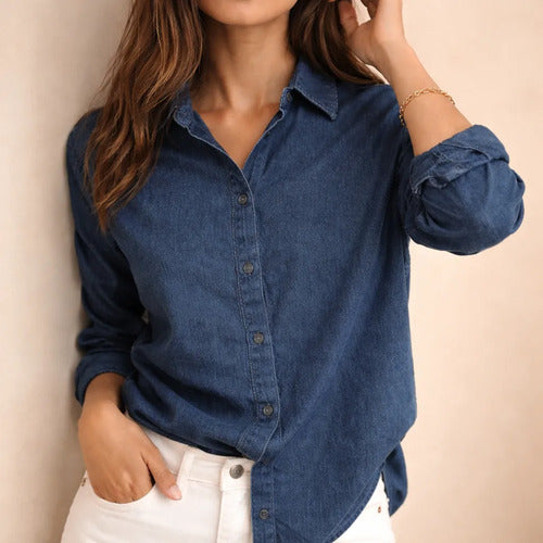 Camisa De Jean Importada Nevada Modelo Grande