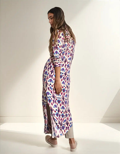 Vestido Camisero Importado Estampado