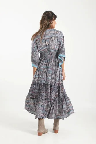 Vestido Largo De Seda Hindú Mod. 4