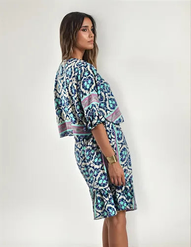 Vestido De Seda Hindú Mod. 5