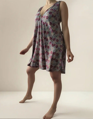 Vestido Solero Importado India Hindu Talle Unico Hasta Xl Violeta Estampado U