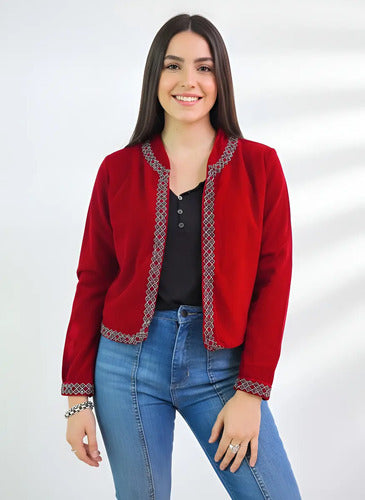 Saco Saquito Importado Chaqueta Velvet