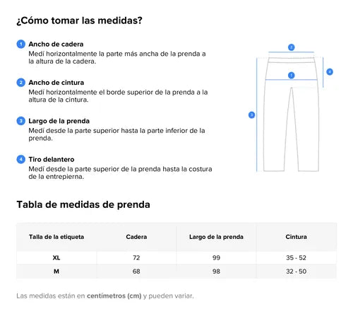 Pantalón Babucha Jean Thai Talle Especial 2da Selección Azul Liso M