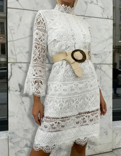 Vestido  Importado Fiesta Puntilla
