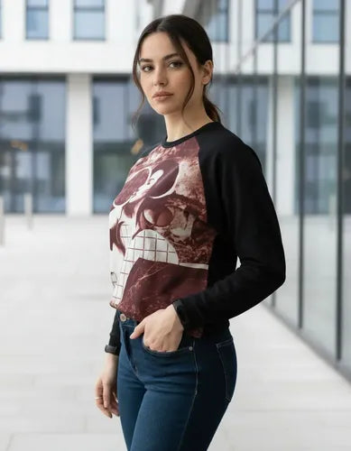 Buzo De Diseño Marca Vestite Y Andate 1 Negro Estampa