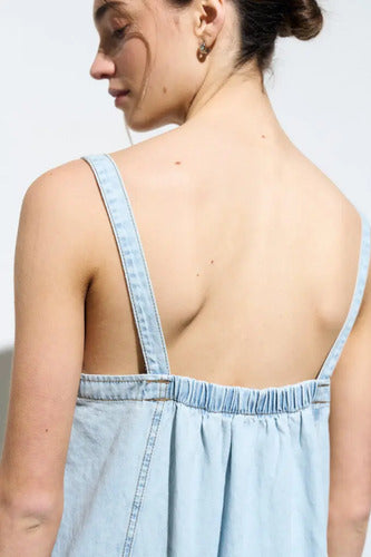 Vestido Jean Largo Solero Denim