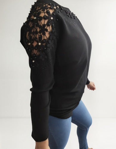 Sweater  Importado (283) Negro Unico