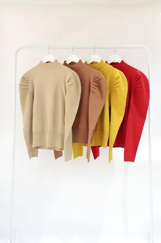 Sweater Tejido Mangas Princesa