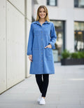 Vestido Camisa De Jean Camisero Manga Larga