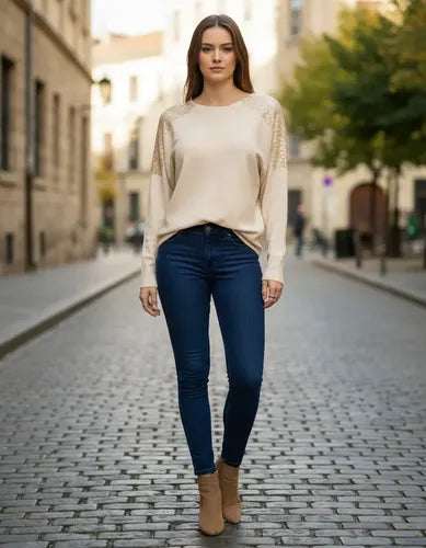 Sweater  Importado Paillettes Lentejuelas