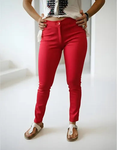 Pantalón Tipo Calza Leggin De Diseño