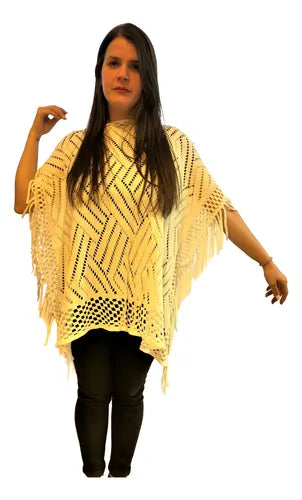 Poncho Ruana Tejidos Importados