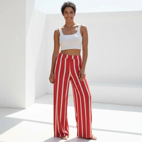 Pantalón Palazzo Modal Amplio