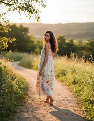 Vestido Crochet Bordado Importado Boho
