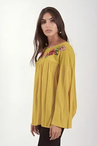 Blusa Camisa Bordada Importada Boho Tipo Vars India Style